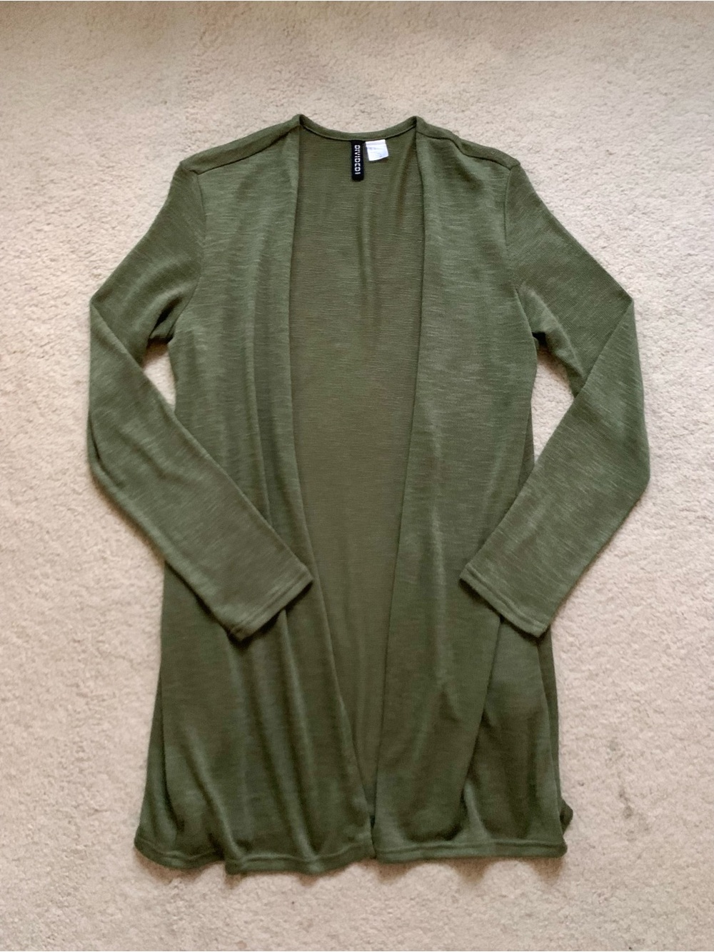 Brand New/ H&M Knit Cardigan, Olive Green Color, size S, NWOT, New without Tag